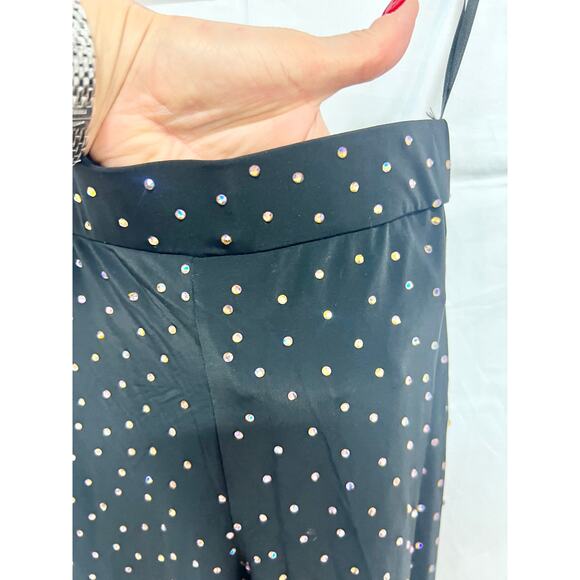 NWOT Alex Perry Embellished Cutout Bodycon Minidress & Leggings Black 8 UK /US 4 - Picture 10 of 12